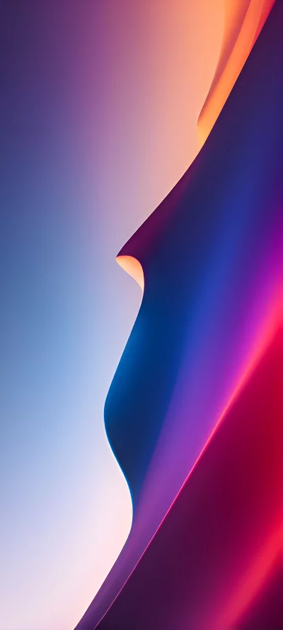Abstract Fluid Gradient Background with Dynamic Flowing Curves and Vibrant Colors image