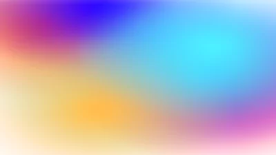 Rainbow gradient banner background gradient design