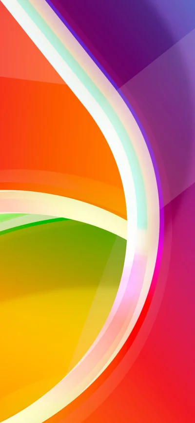Vibrant abstract background with flowing colorful gradient curves