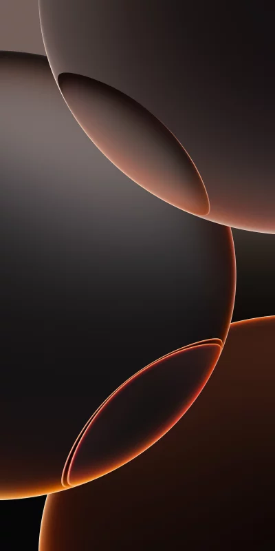 Dynamic flowing shapes with soft illumination and modern dark tones creating an elegant abstract composition image