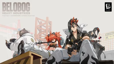 Zenless Zone Zero Belobog Heavy Industries Anime Characters Group Portrait image