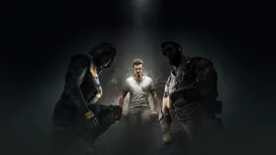 Elite Tactical Operators with Leader in Dramatic Dark Setting image