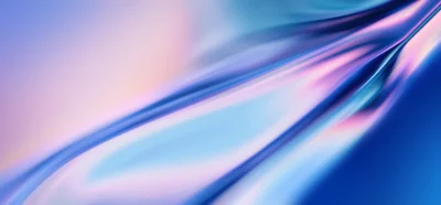 Vibrant Gradient Fluid Waves Abstract Background in Blue Purple Tones image