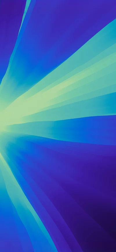 Dynamic Blue and Green Gradient Rays Abstract Background Design image