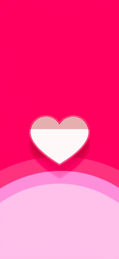 Vibrant Pink Heart Shape on Elegant Gradient Background for Love Concepts image