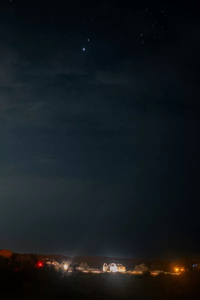 Starlit Desert Adventure Vehicle Camp