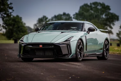 Nissan GT-R50 Sports Car Front View on Asphalt Track image