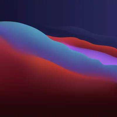 Abstract Smooth Gradient Flow with Vibrant Wavy Hues Design image