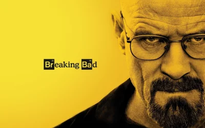 Intense Portrait of Walter White from Breaking Bad Television Series image