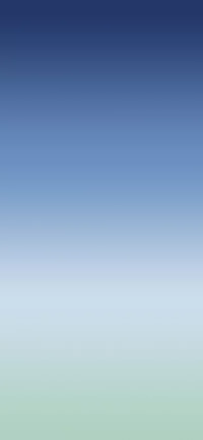 Smooth Blue to Green Gradient Sky and Ground Background