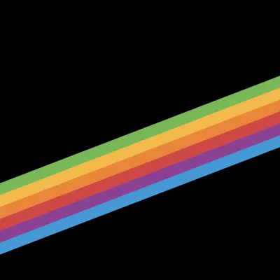 Dynamic Diagonal Rainbow Color Flow on a Solid Black Background image