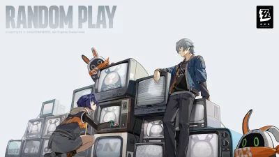 Stylish Anime Characters with Retro TVs, Urban Gaming Culture, Digital Art Illustration image