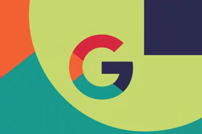 Vibrant Abstract Letter G Logo with Modern Geometric Shapes and Dynamic Color Palette image