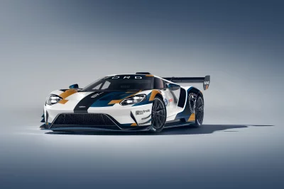 High-Performance Ford GT MK II Supercar with Custom Racing Livery and Aerodynamic Design image