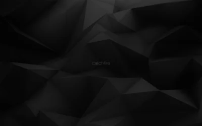 Modern Dark Abstract Geometric Background with Subtle Shadows and Catchfire Text image
