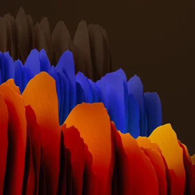 Dynamic Abstract Gradient Waves Flowing Digital Wallpaper Background image