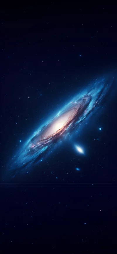 Breathtaking Spiral Galaxy Swirls in Deep Space with Distant Stars