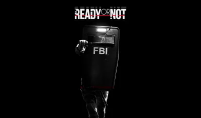 FBI Agent with Tactical Shield in High-Contrast Stance for Ready or Not Game image
