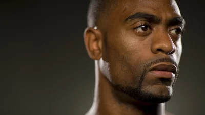 Intense Close-up Portrait of a Young African American Man in Deep Thought image