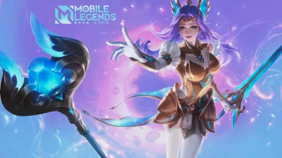 Vibrant Digital Art of Female Fantasy Warrior in Magical Realm image