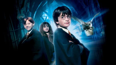 Young Wizards and Witch with Owl Delivering Magical Letter in Enchanting Fantasy Setting image