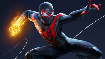 Miles Morales Spider-Man Unleashes Venom Blast and Web-Slinging Power image