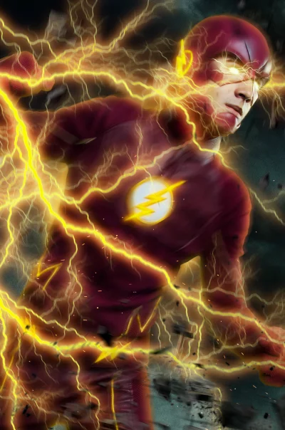 The Flash Unleashing Speed Force Energy with Electrifying Power image