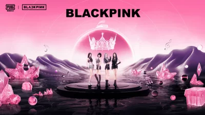 BLACKPINK Virtual Performance on PUBG Mobile Stage with Futuristic Pink Crystals image