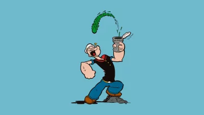 Popeye the Sailor Man and his magical spinach power image