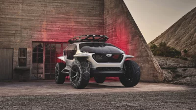 Futuristic Audi All-Terrain Concept Car with Rugged Design for Extreme Adventures image