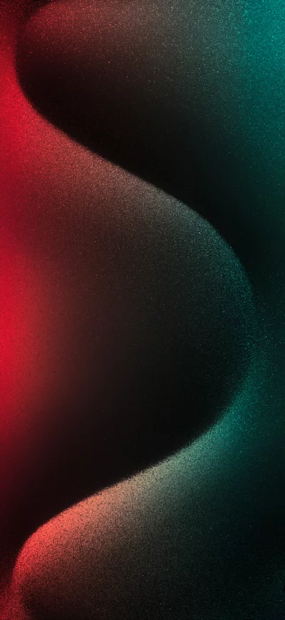 Abstract background with red and teal gradient and grainy texture