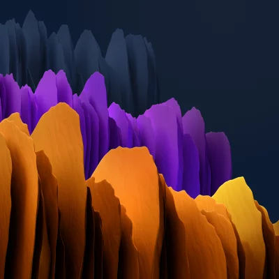 Vibrant Abstract Gradient Shapes Flowing Cinematic Wallpaper Background image