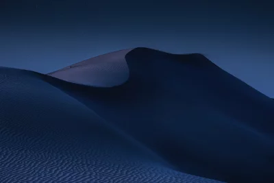 Starry Night Over Majestic Desert Dunes Landscape image