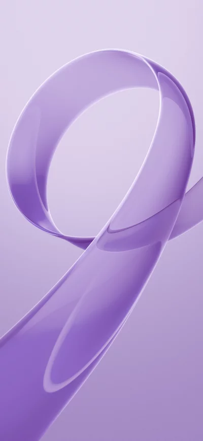 Abstract Flowing Purple Ribbon with Soft Lighting and Subtle Texture