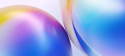 Abstract Gradient Soft Flowing Shapes with Vibrant Colors Background image