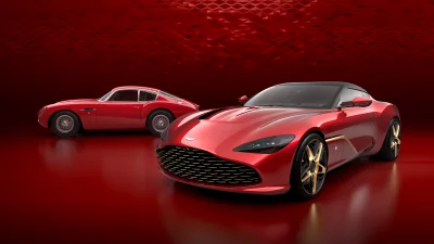 Aston Martin Zagato Legacy: Iconic Red Classic and Modern Sports Cars image