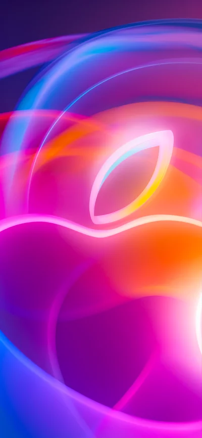 Abstract Art Flowing Light Shapes Vibrant Colors Modern Design Background image