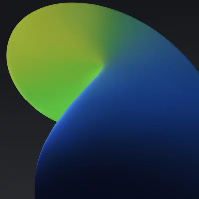 Abstract Gradient Curve Blue Green Digital Art Background image