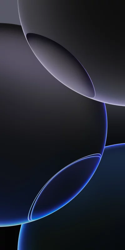 Dynamic Luminous Blue and Purple Curves on Dark Abstract Background image