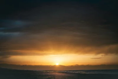 Golden Sunset Beach Horizon beach