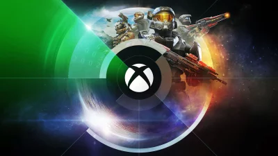 Dynamic Xbox Gaming Universe with Armored Sci-Fi Soldiers and Futuristic Warfare image