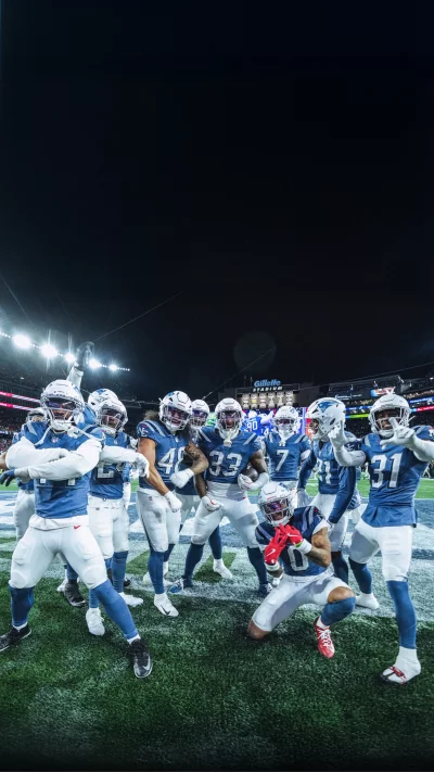 New England Patriots Players Celebrate on Gillette Stadium Field
