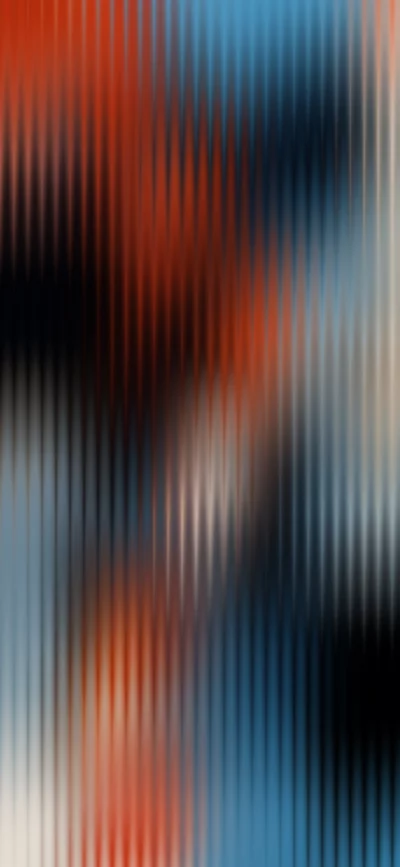 Abstract Gradient Background with Orange, Black, and Blue Vertical Lines