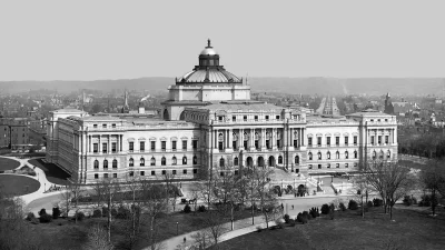 Historic Library of Congress Thomas Jefferson Building with Ornate Dome image