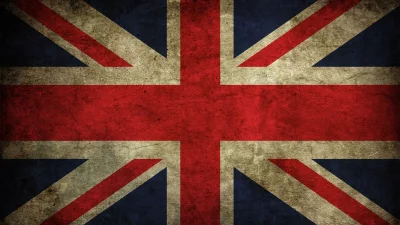 Distressed Union Jack Flag with Vintage Grunge Texture for Patriotic Backgrounds image