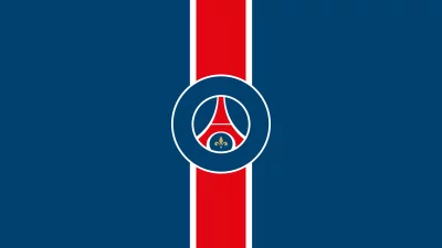 Iconic Paris Saint-Germain Football Club Emblem on Dark Blue Background image