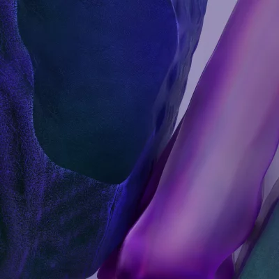 Vibrant Purple Blue Abstract Waves Wallpaper Cinematic Modern Art Background image