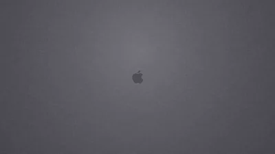 Minimalist Apple Logo on Sophisticated Dark Grey Textured Background Wallpaper image