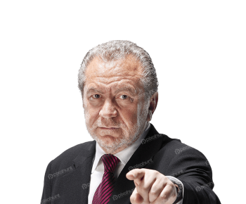 Businessman pointing in camera