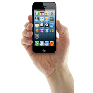 Hand Holding iPhone